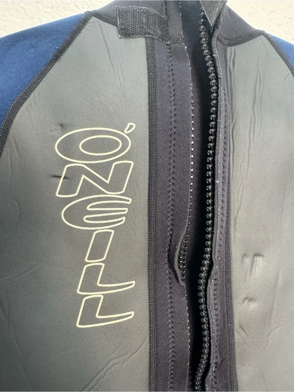 O’Neill Wetsuit Youth Size 16 Shorty Spring Suit Blue Gray Black Back Zip